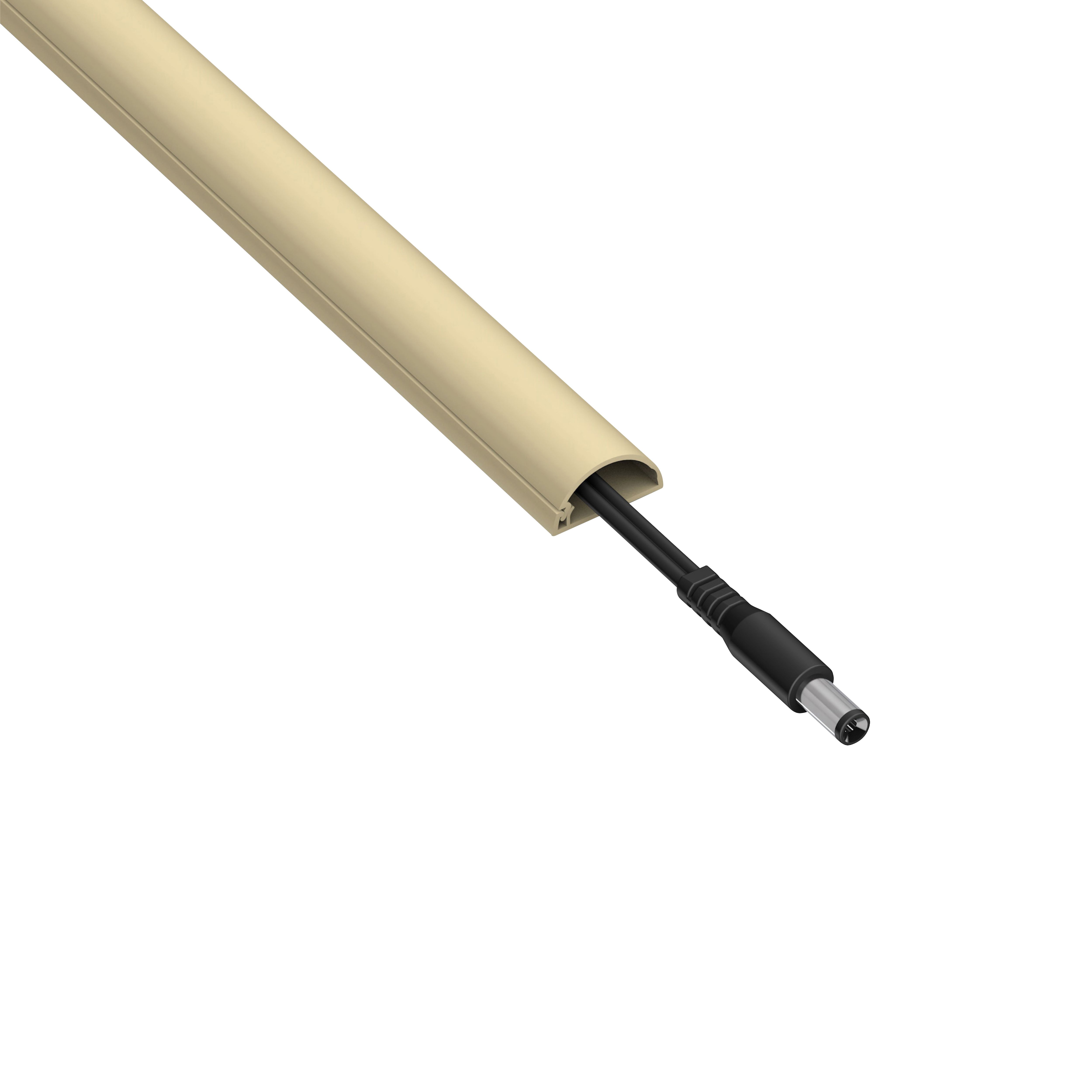 D Line Magnolia Semi-circle Decorative trunking (D)20mm