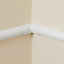 D-Line White 50mm x Internal 25° Trunking angle, Pack of 2