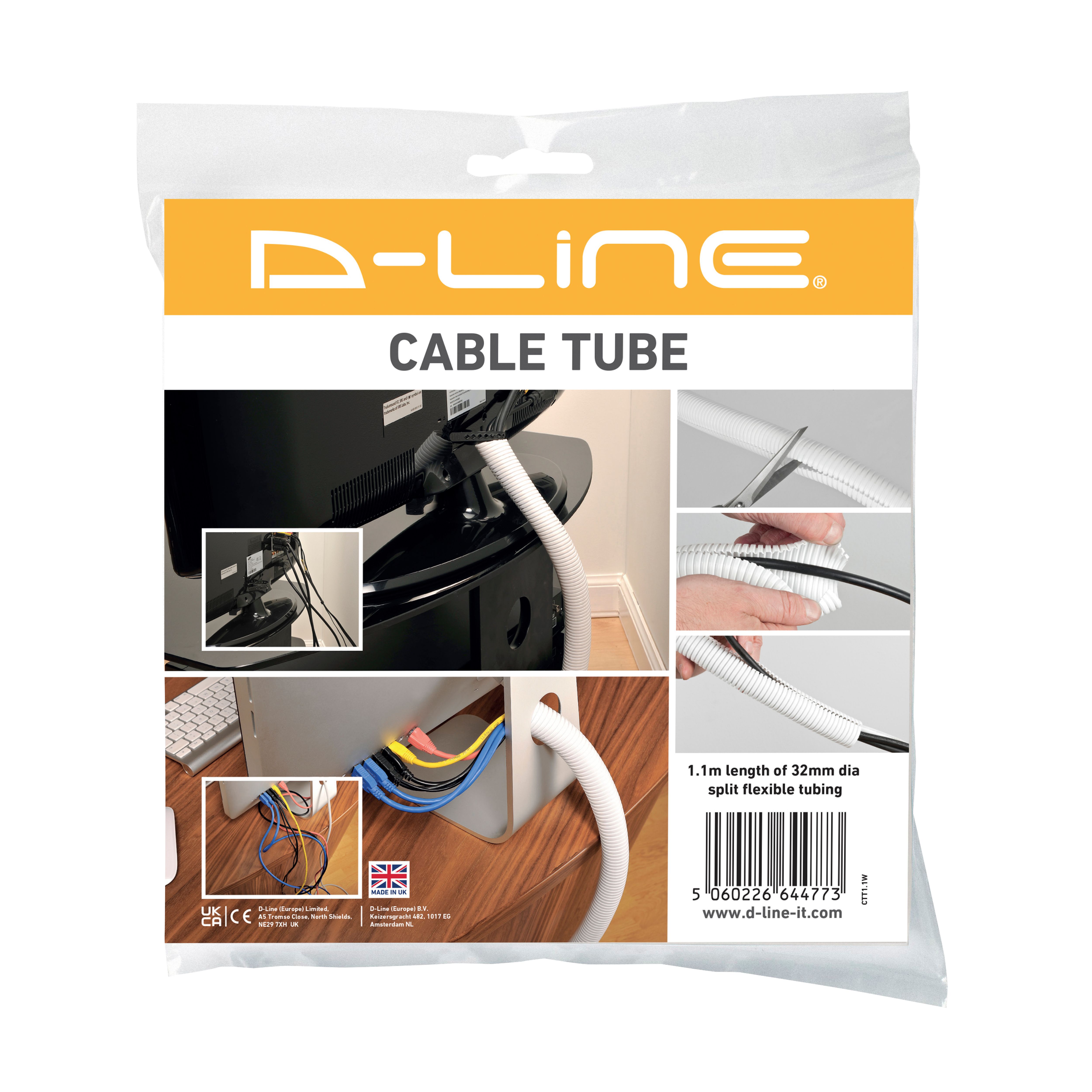 D-Line Cable Tidy Tube 1.1 Metre