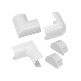 D-Line White Mini 5 Piece Accessory pack (D)25mm, (W)50mm