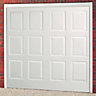 Dakota White Retractable Garage door, (H)1981mm (W)2438mm