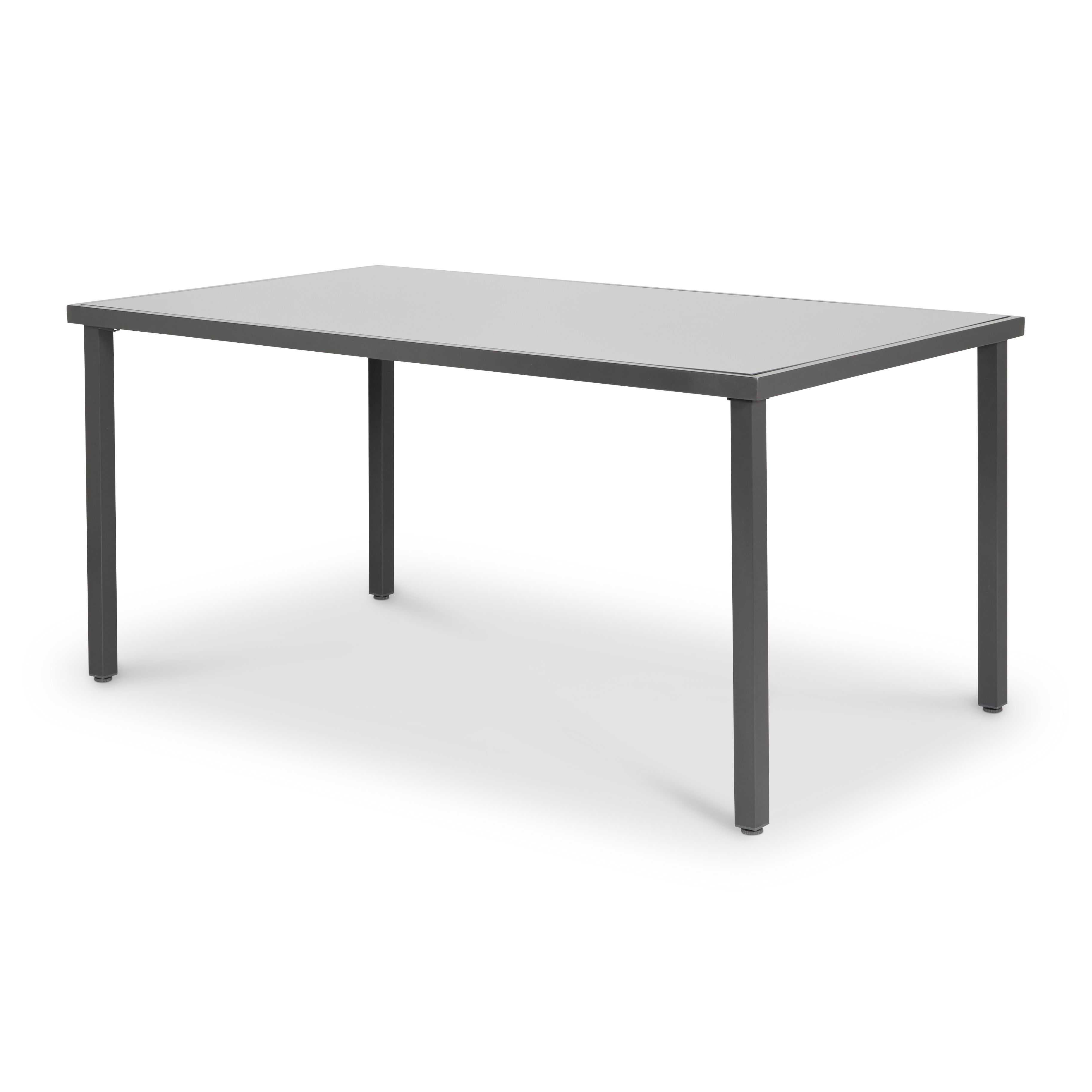 Dallas Metal 6 Seater Dining Table Diy At B Q