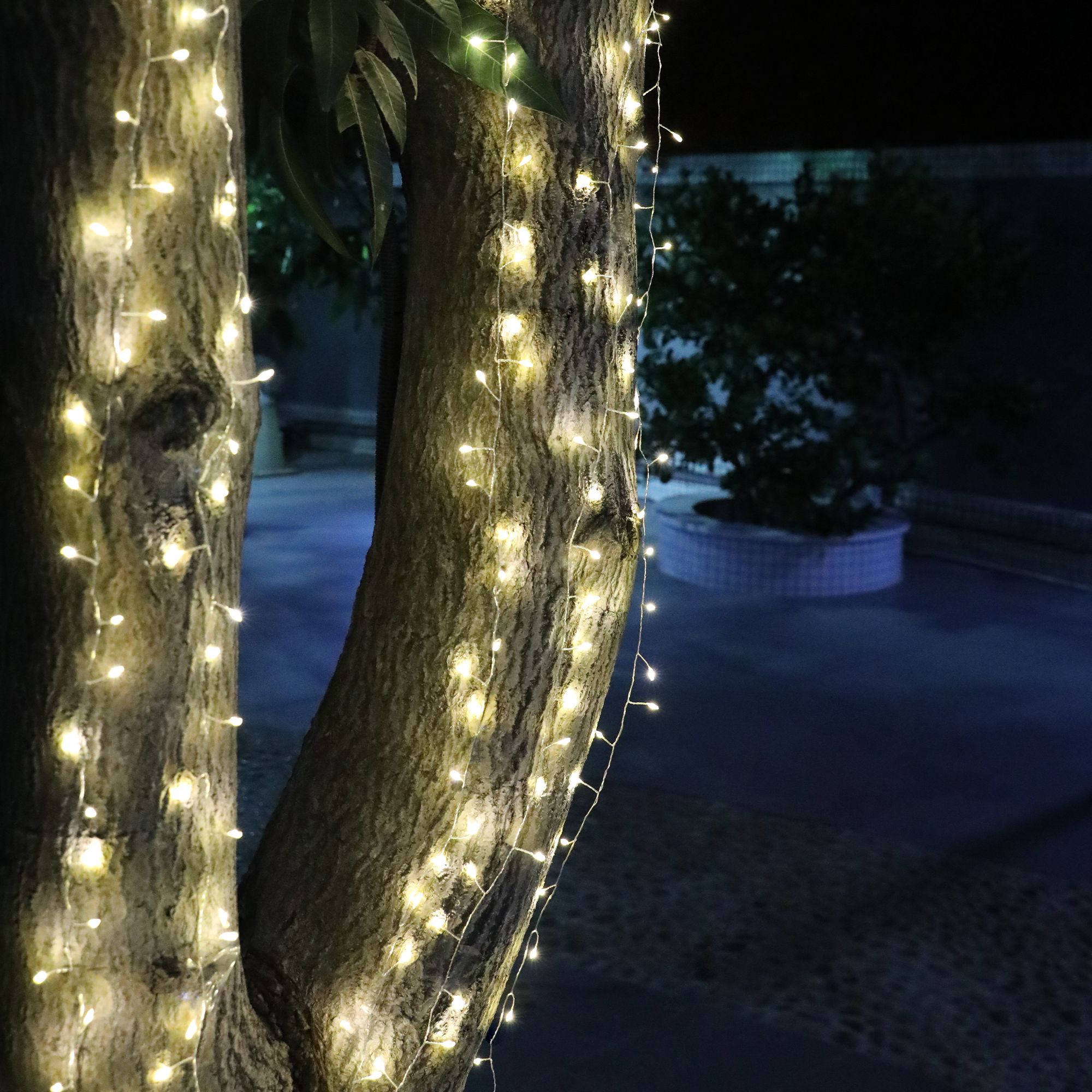 Dallington Mains-powered Warm white 300 LED Outdoor String lights