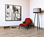 Damaso Beige Matt Wood effect Porcelain Floor Tile, Pack of 8, (L)900mm (W)150mm