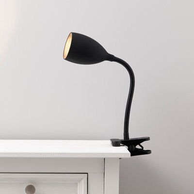 Dana Black Clip-on desk lamp