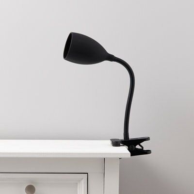 Dana Black Clip-on desk lamp