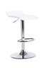 Daphne White Swivel Bar stool, Pack of 2