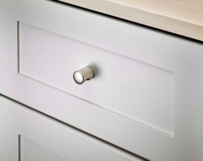 Darcey White oak effect 5 Drawer Chest of drawers (H)1050mm (W)400mm (D)420mm