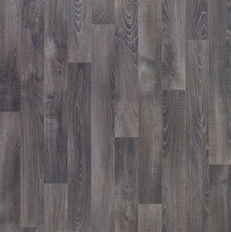 Dark Grey Oak Effect Vinyl Flooring, Gray Wood Vinyl Flooring