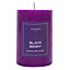 Dark purple Blackberry Pillar candle 315g, Medium