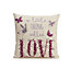 Darnesha Love' Cream & purple Cushion