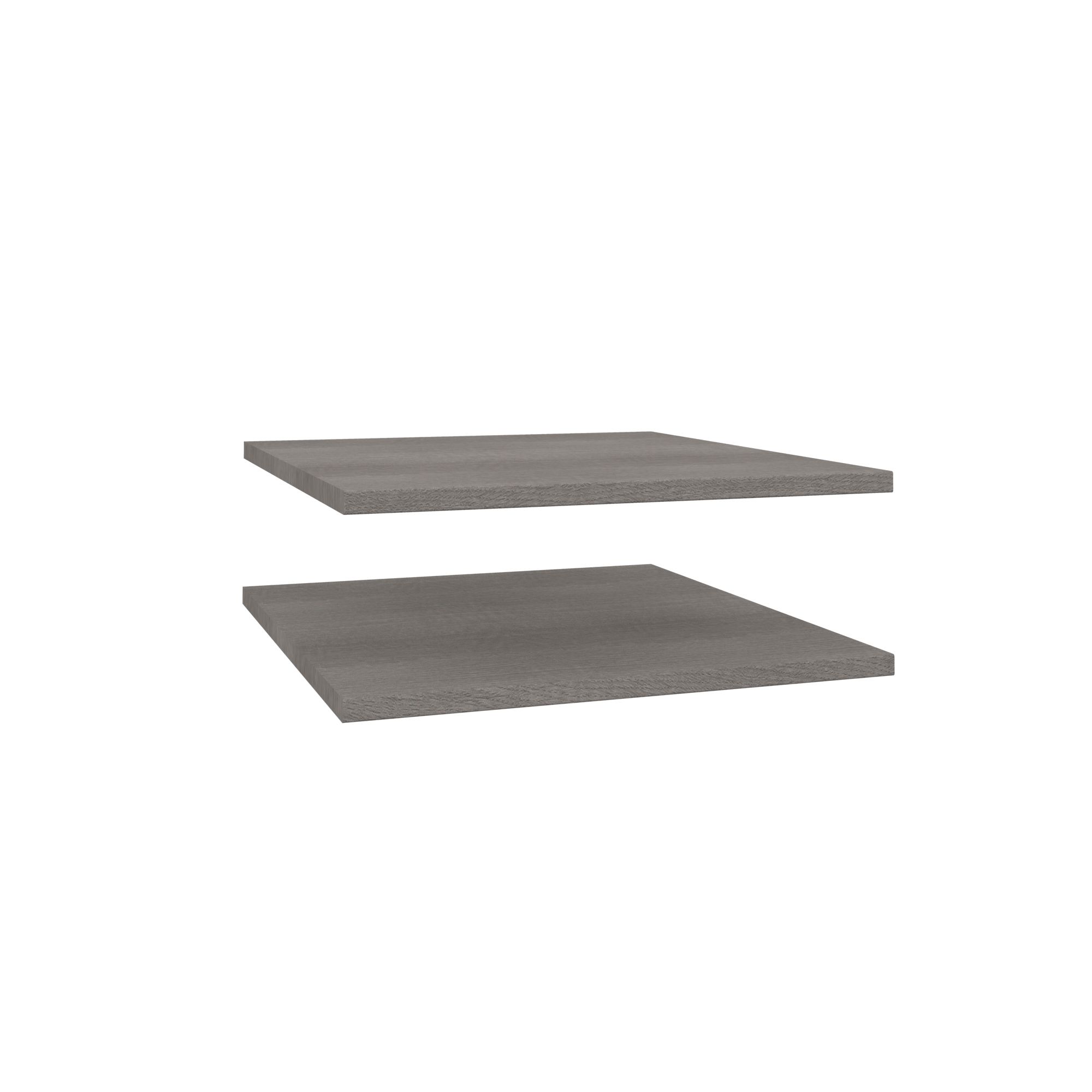Darwin Modular Matt grey oak effect Internal Shelf kit (W)550mm (D)462mm, Pack of 2