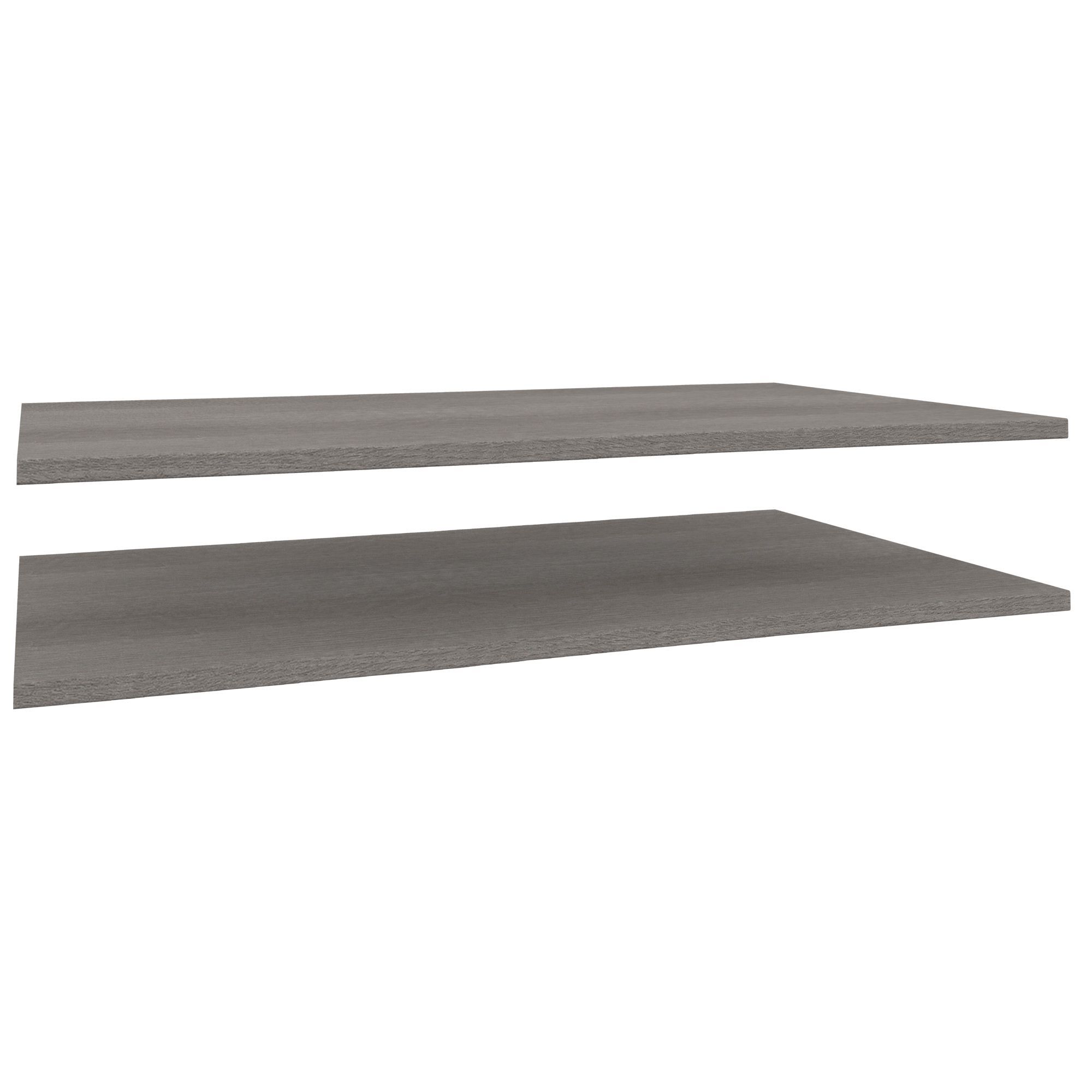 Darwin Modular Matt grey oak effect Internal Shelf kit (W)550mm (D)962mm, Pack of 2