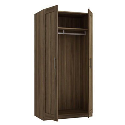 Darwin Natural walnut effect Bedroom furniture set