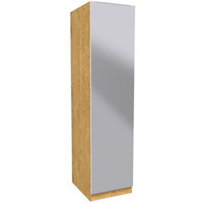 Darwin Oak effect Single Wardrobe (H)2004mm (W)500mm (D)566mm