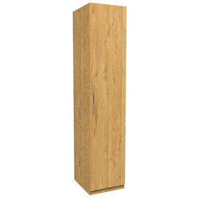 Darwin Oak effect Single Wardrobe (H)2356mm (W)499mm (D)566mm