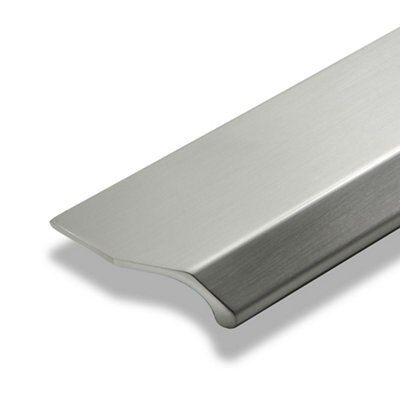 Darwin Silver Stainless steel effect Zamak Cabinet Knob