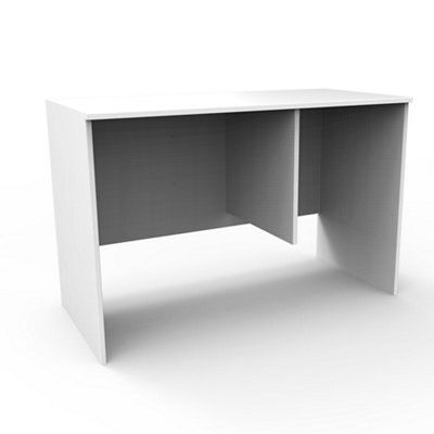 White 120cm deals desk