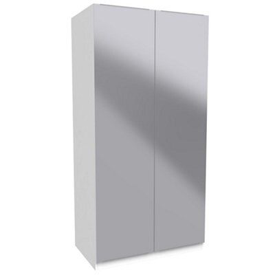 Darwin White Double Wardrobe (H)2004mm (W)998mm (D)566mm