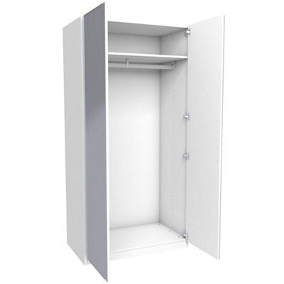 Darwin White Double Wardrobe (H)2004mm (W)998mm (D)566mm