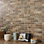 Dauco Multicolour Matt Plaquet brick Stone effect Clay Tile, Pack of 12, (L)500mm (W)250mm