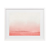 Daydream Pink Framed print (H)430mm (W)530mm