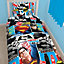 DC comics Batman v Superman Reversible Multicolour Single Bedding set