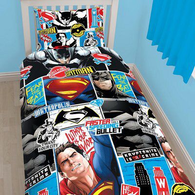 Superman duvet cover outlet single