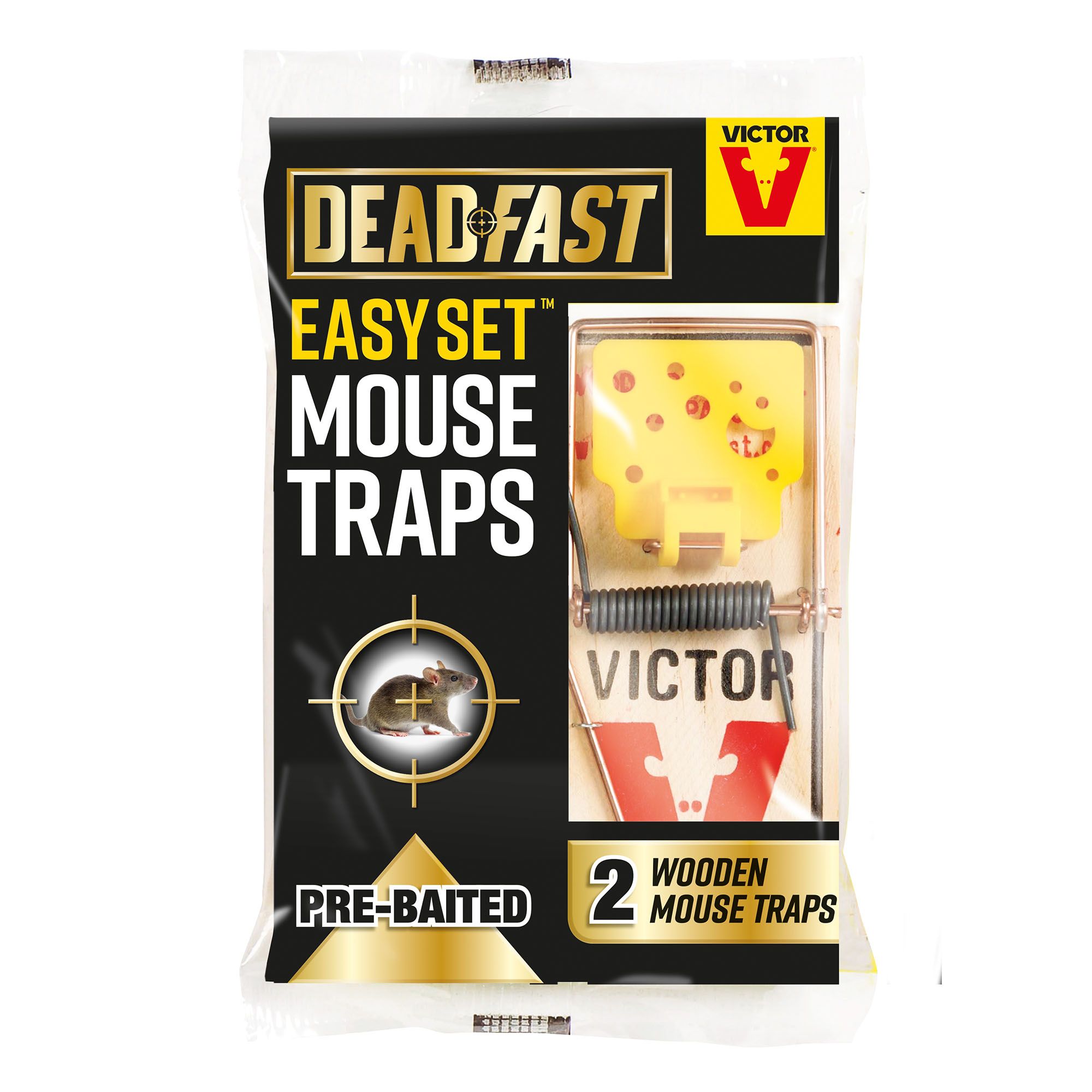 Deadfast Easy set Mouse trap Pack of 2