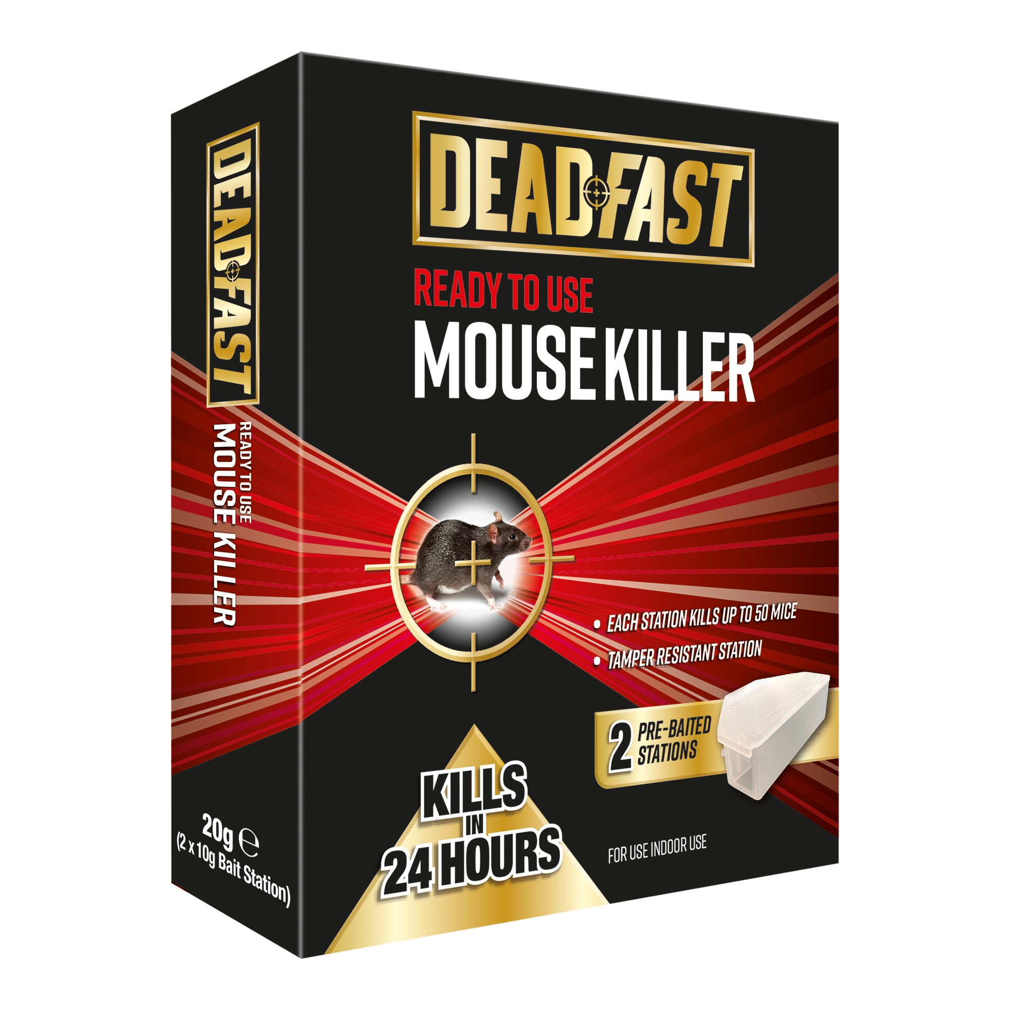 Deadfast Plus Rodent bait station (H)154mm (W)132mm