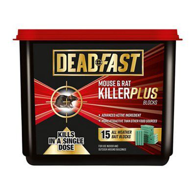 Deadfast Rodents Plus Rodent bait, 300g