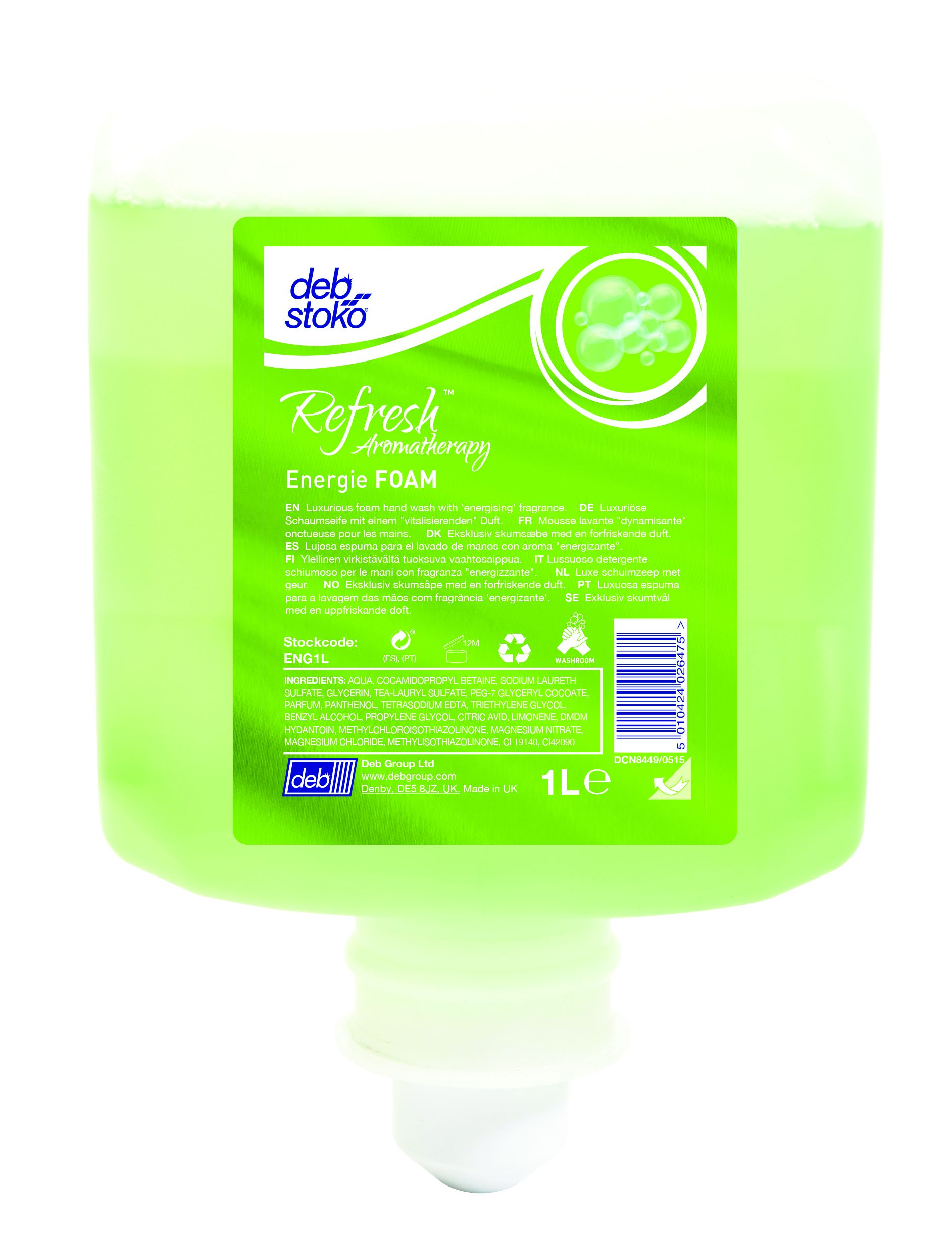 Deb Energising Foam handwash DIY at B&Q