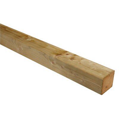 Deck post (H)3m (W)90mm (T)90mm