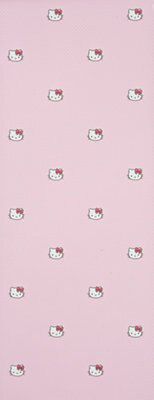 Decofun Pink Hello Kitty Polka Dots Smooth Wallpaper Diy At B Q