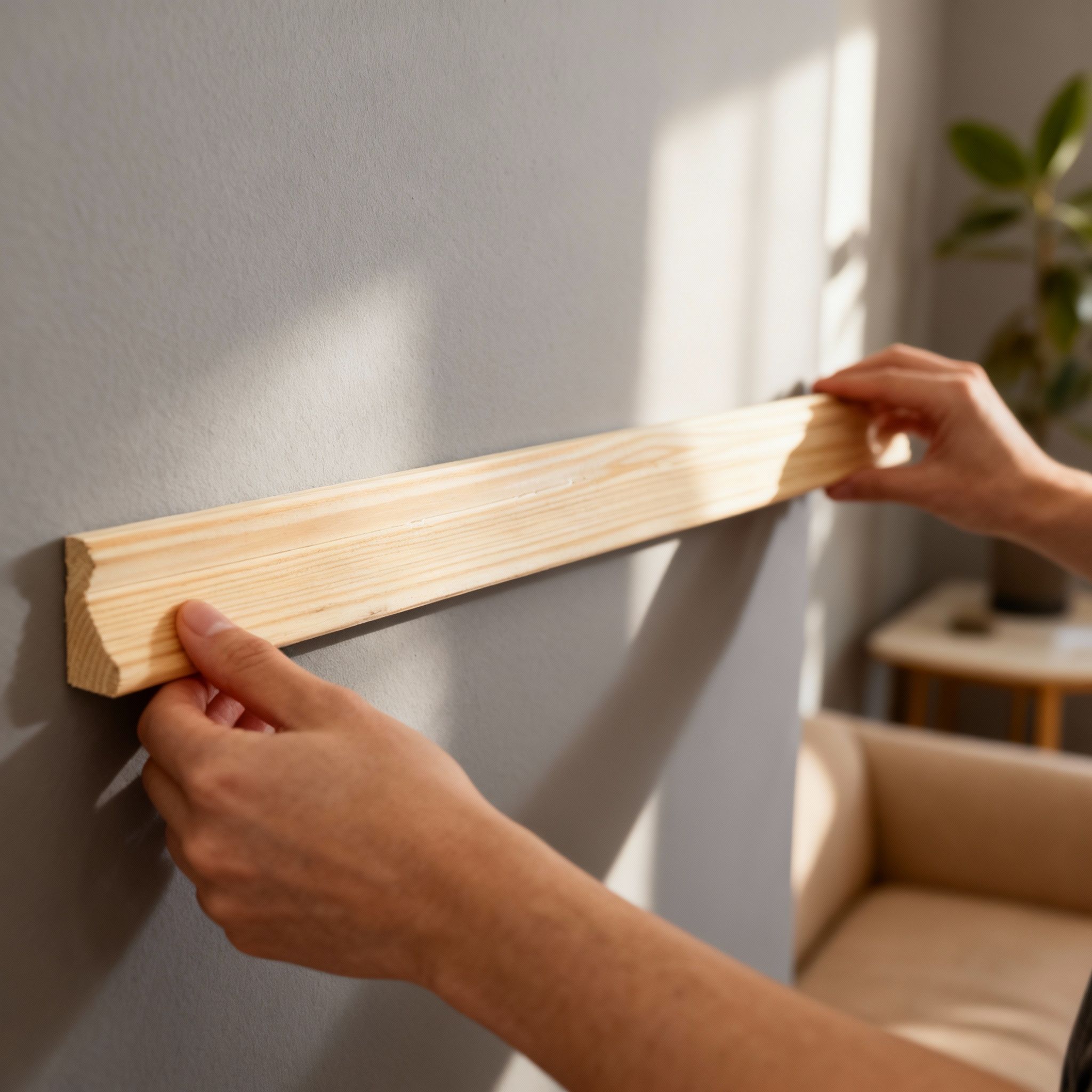 Decorative Natural Pine Lambs tongue Moulding (L)2400mm (W)29mm (T)15mm