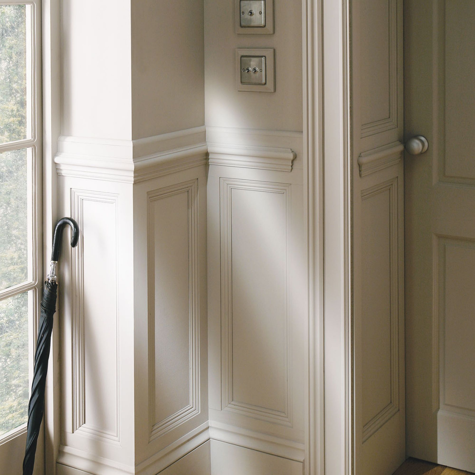 Decorative Natural Pine Torus Moulding (L)2400mm (W)15mm (T)7.5mm