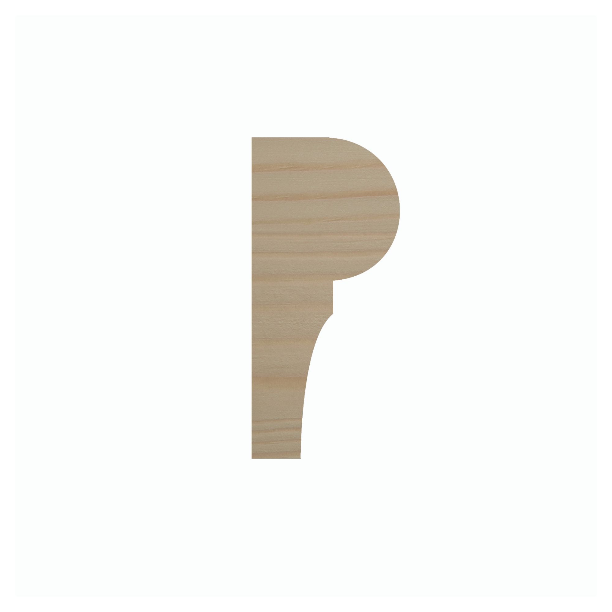 Decorative Pine Moulding (L)2.4m (W)32mm (T)15.5mm