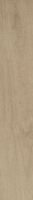 Deep wood Oak Matt Wood effect Porcelain Wall & floor Tile, Pack of 8, (L)900mm (W)150mm