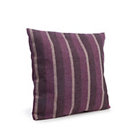 Delena Striped Purple Cushion