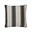 Delhi Black & white Patterned Indoor Cushion (L)50cm x (W)50cm