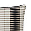 Delhi Black & white Patterned Indoor Cushion (L)50cm x (W)50cm