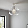 Delmez Transparent Pendant ceiling light, (Dia)345mm