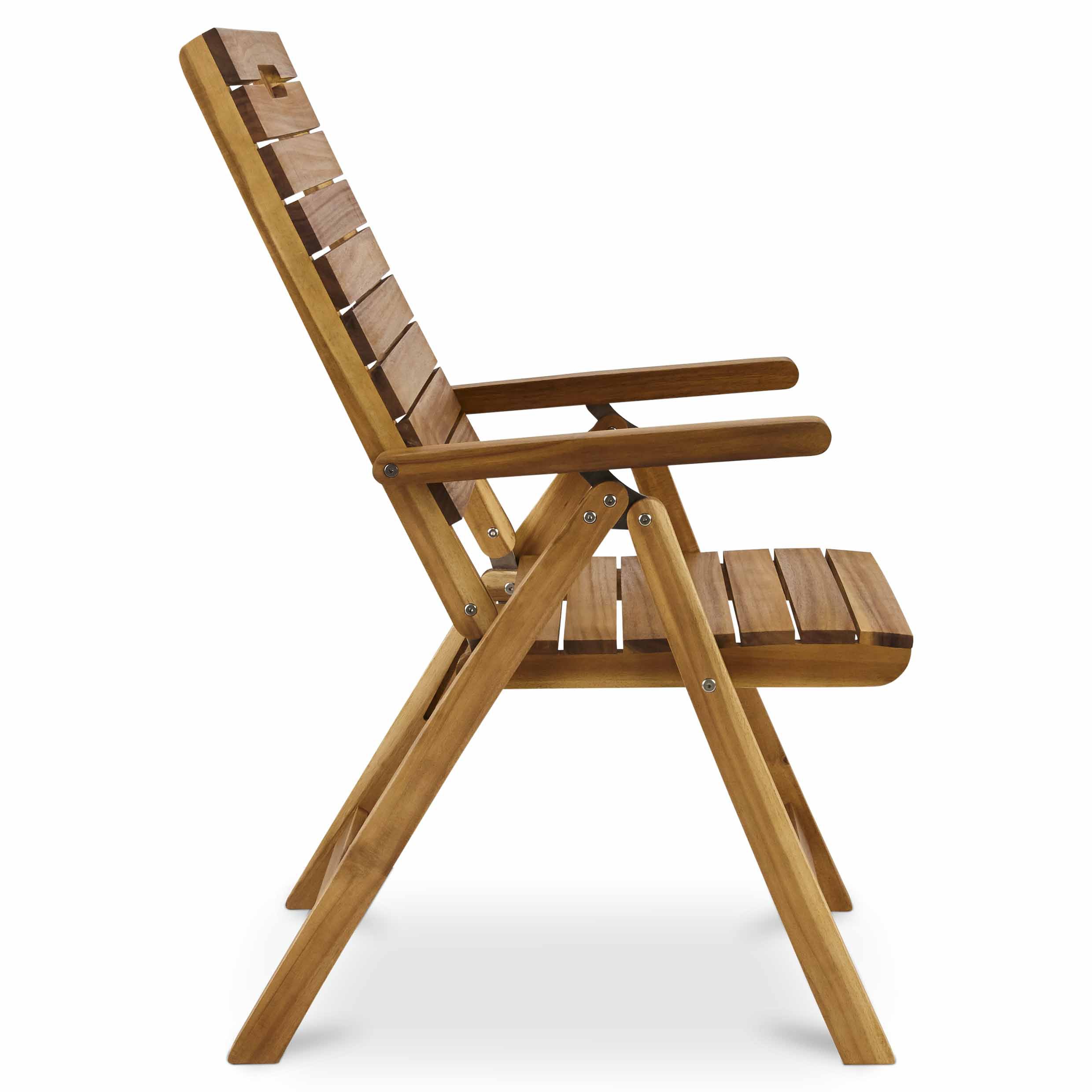 Denia Wooden Recliner Chair | DIY at B&Q