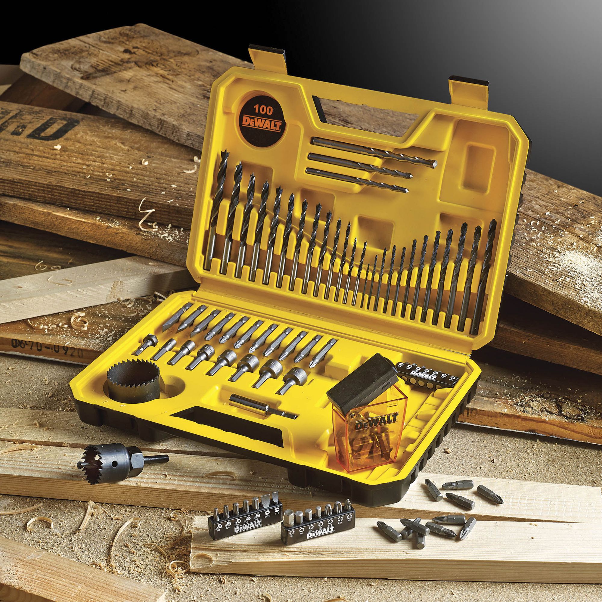 DeWalt 100 piece Multi purpose Drill bit set DT71563 QZ