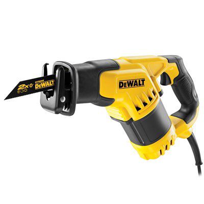 DeWalt 1050W 240V Corded Reciprocating saw DWE357K GB DIY at B Q