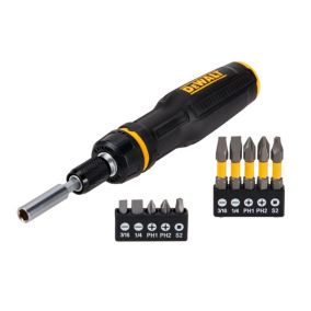 DeWalt 11 Piece Ratcheting screwdriver & bit set