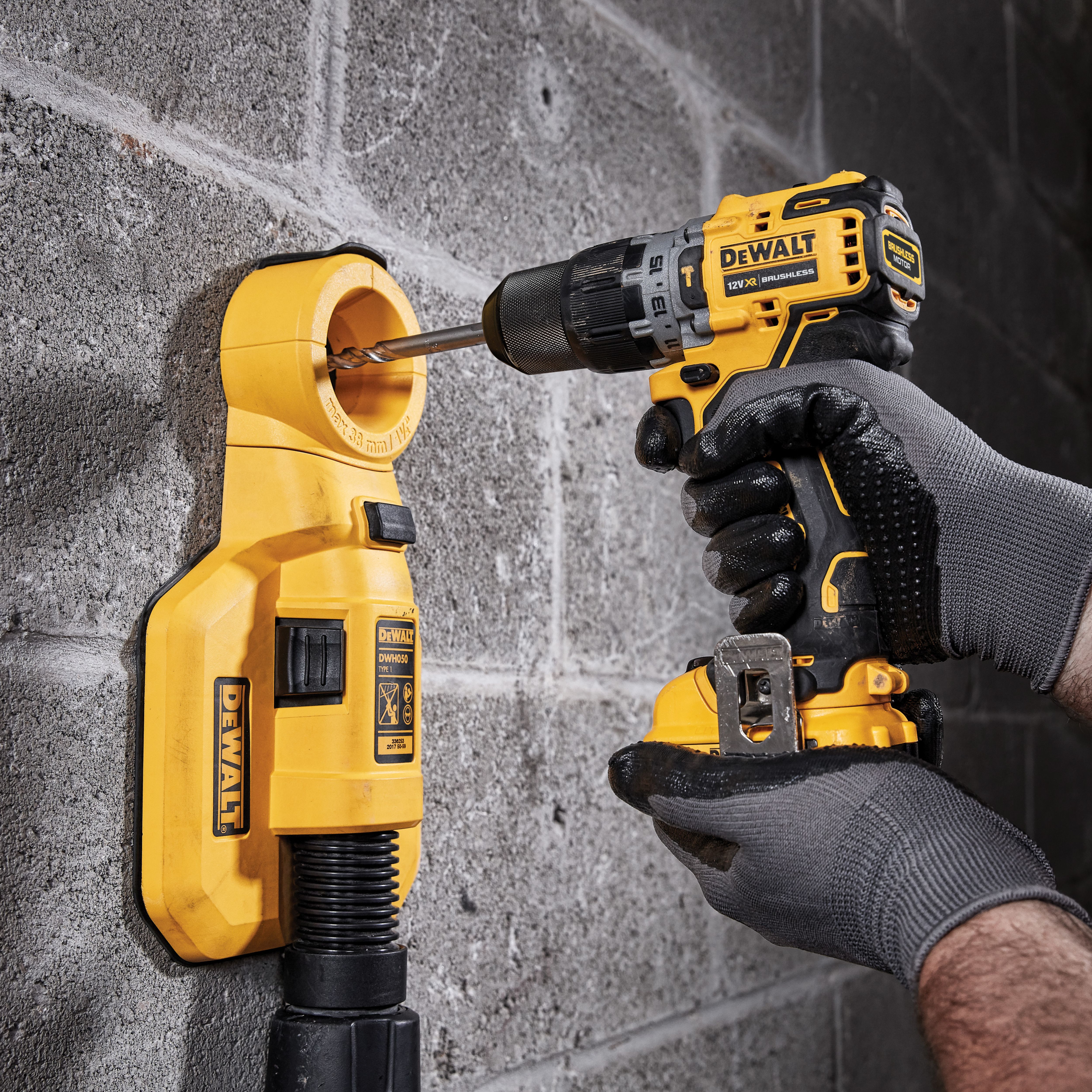 DeWalt 12V Li ion Cordless Percussion drill 2 x 2Ah DCD706D2 GB