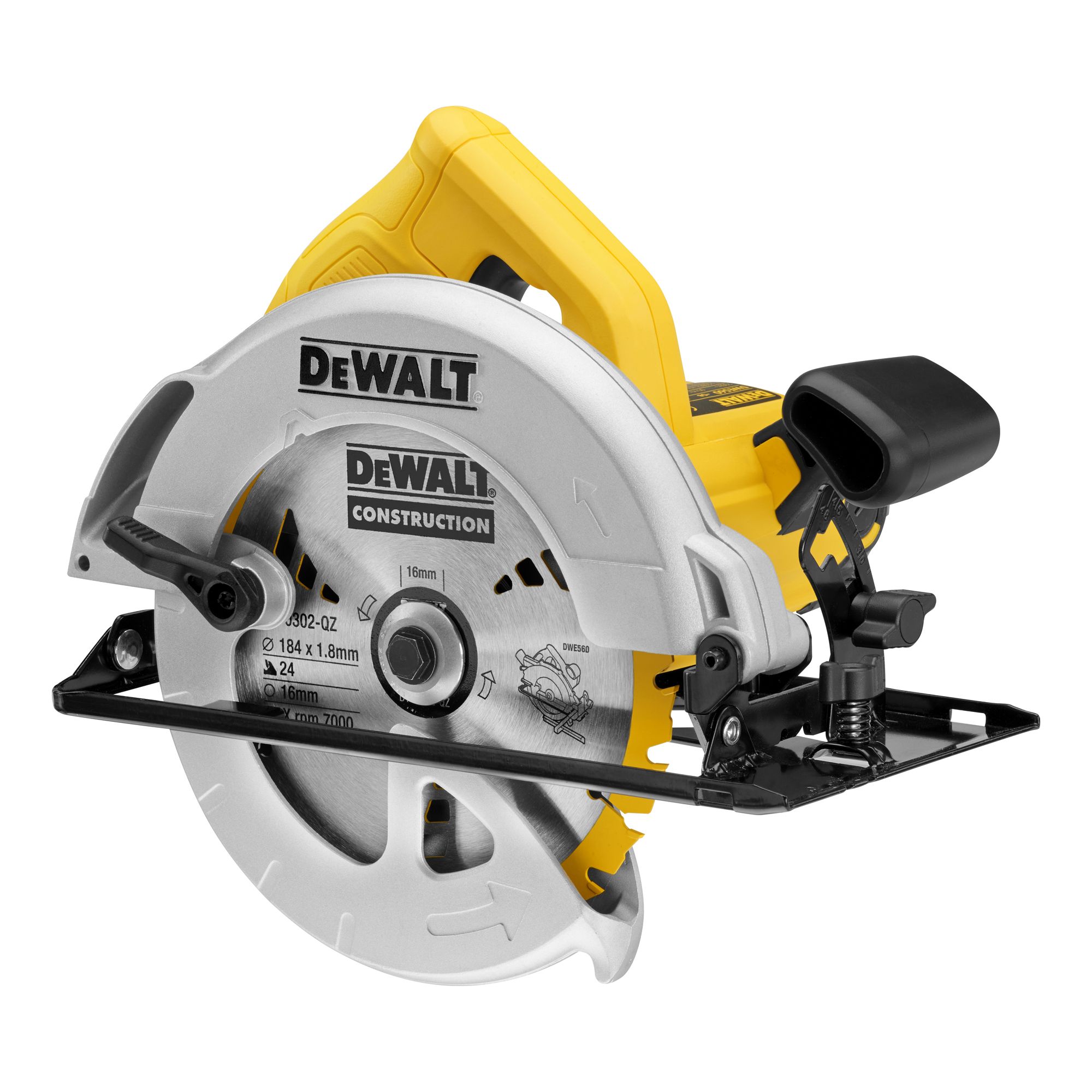 DeWalt 1350W 240V 184mm Corded Circular saw DWE560 GB