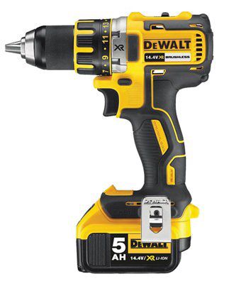 DeWalt 14.4V Li-ion Cordless Drill driver (2 x 5Ah) - DCD732P2-GB