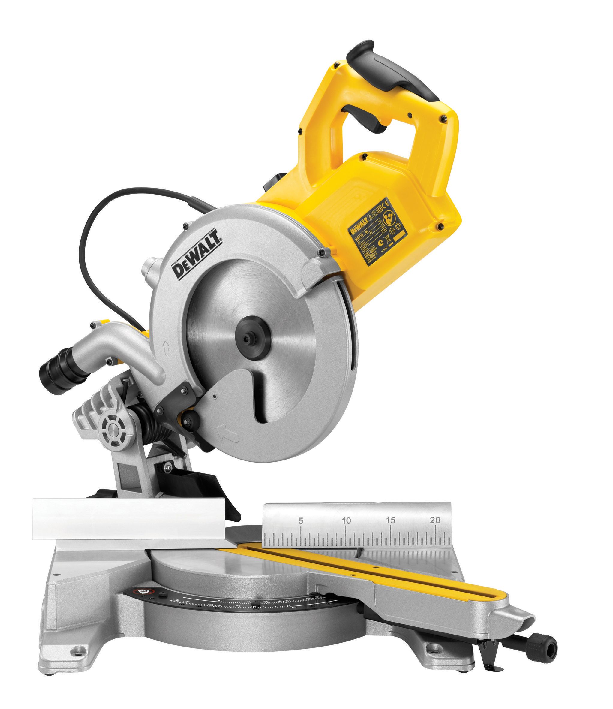 DeWalt 1850W 240V 250mm Corded Sliding mitre saw DWS778-GB